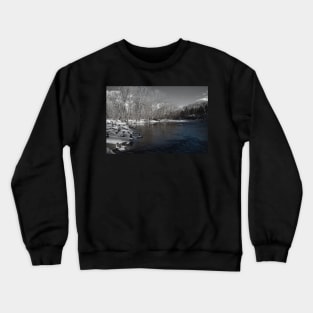 Winter On Neshaminy Creek Crewneck Sweatshirt